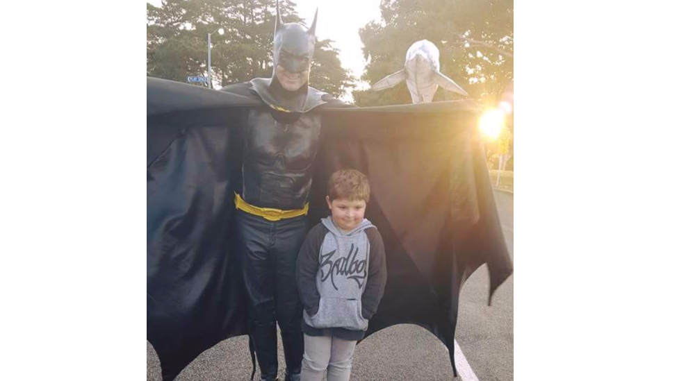 Superhero Send Off A superhero's send off for Caden