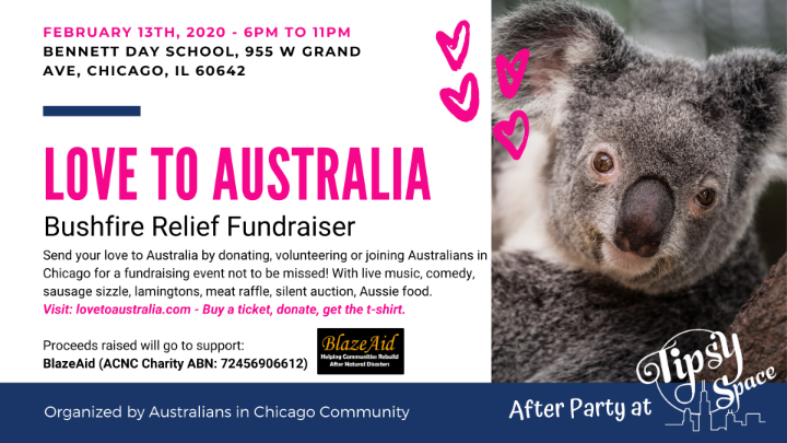 Love To Australia Bushfire Relief Fundraiser