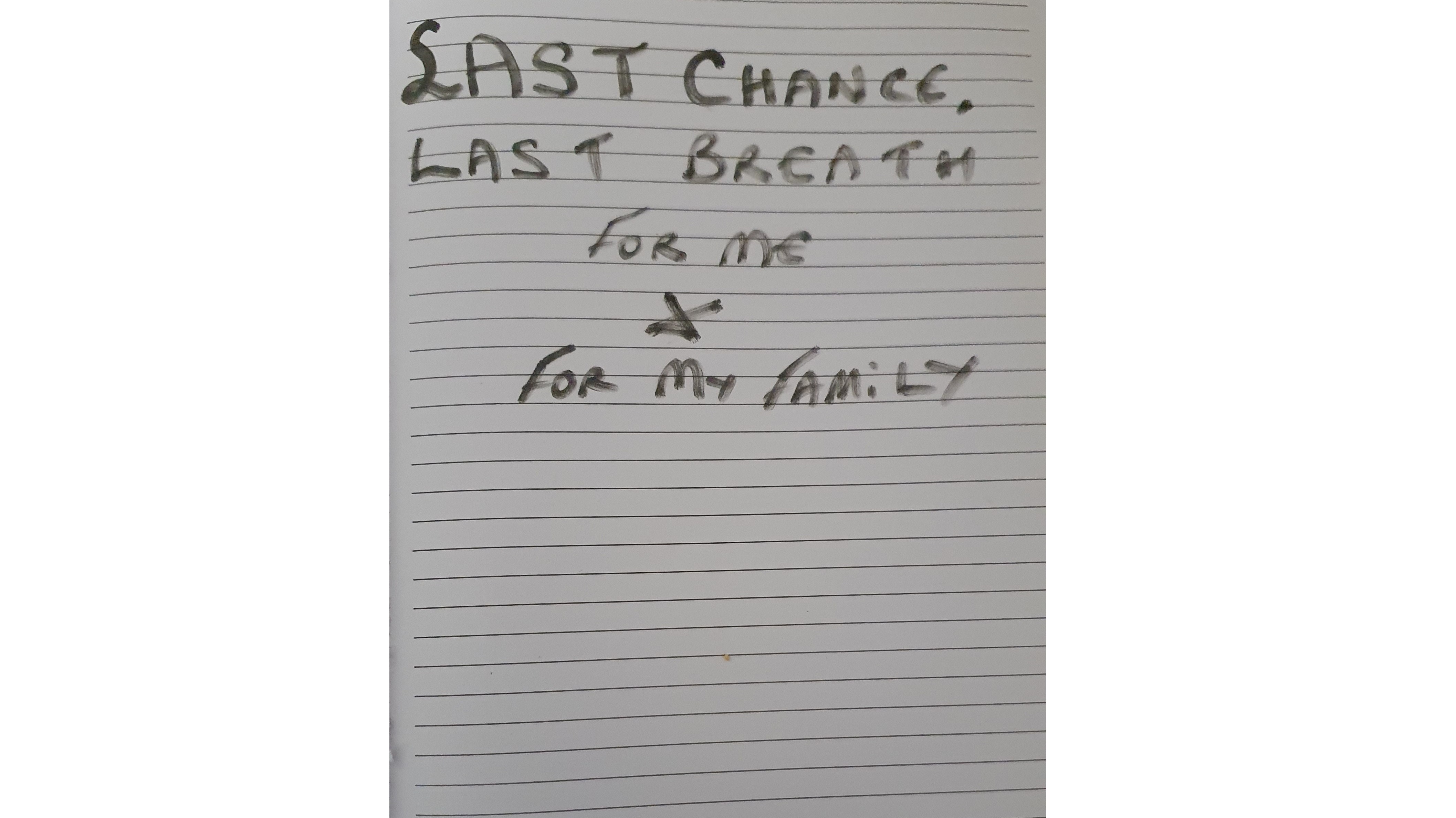 A broken, stress induced hallucinations of a family man and an emergency services first responder