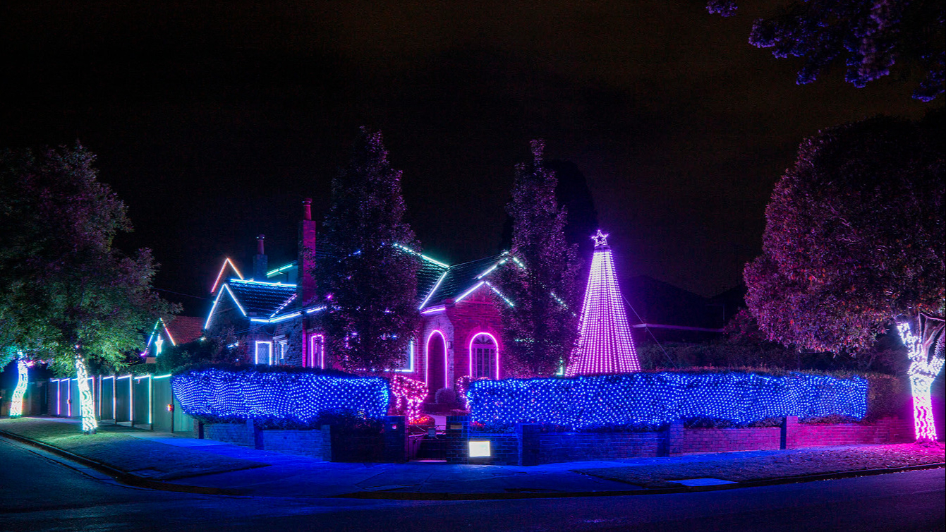 Kew East Christmas Lights