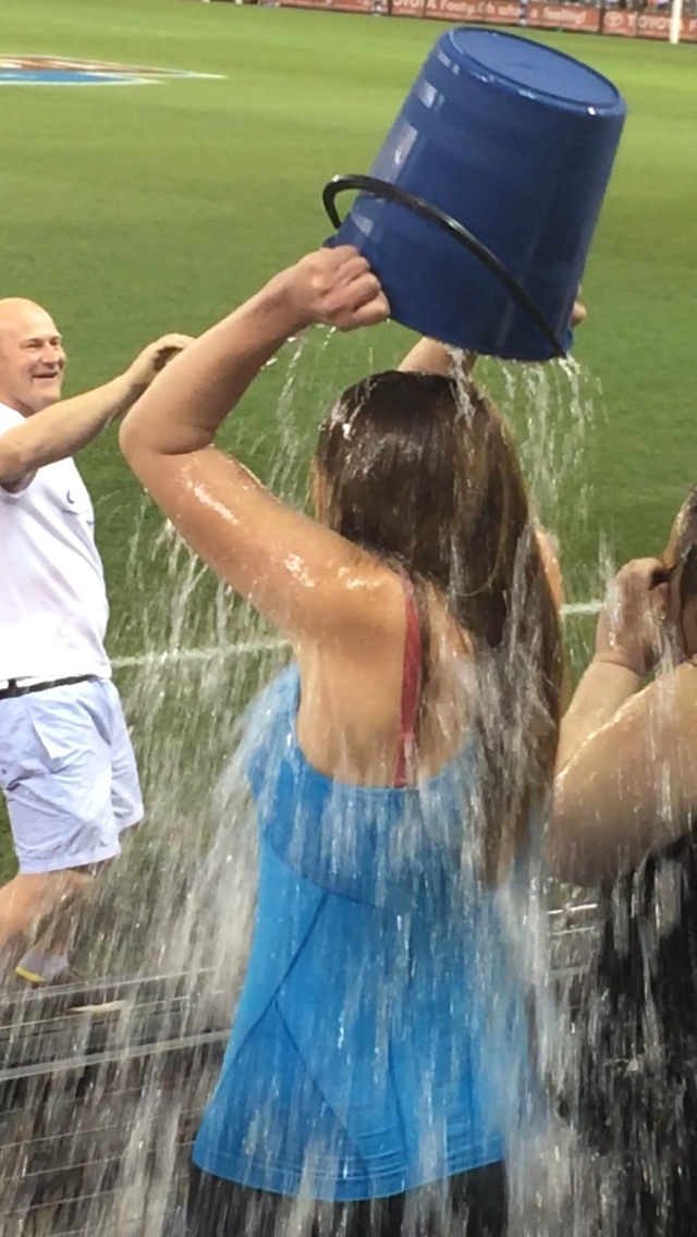 Ice Bucket Challenge for Laugh to Cure MND
