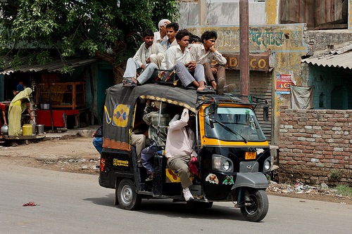 Rickshaw across India