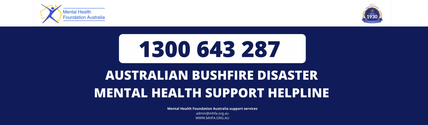 Mental Health Support Appeal for Bushfires across Australia