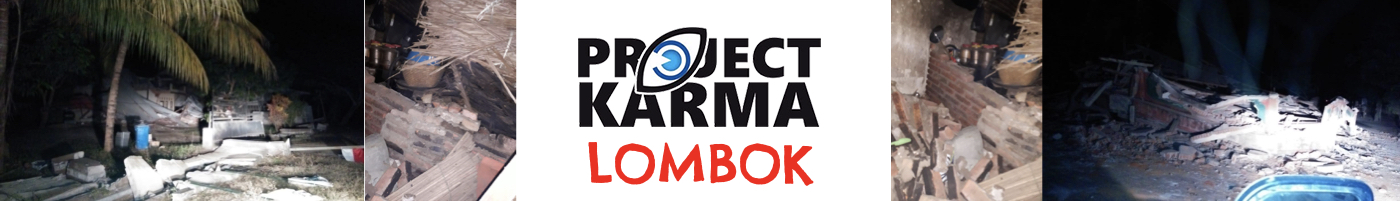 Helping Lombok
